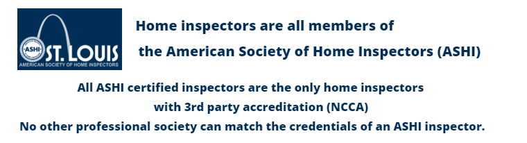 ASHI Certified Inspectors have 3rd party credentials